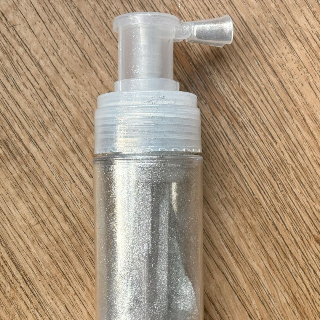 Airbrush Silver Glitter
