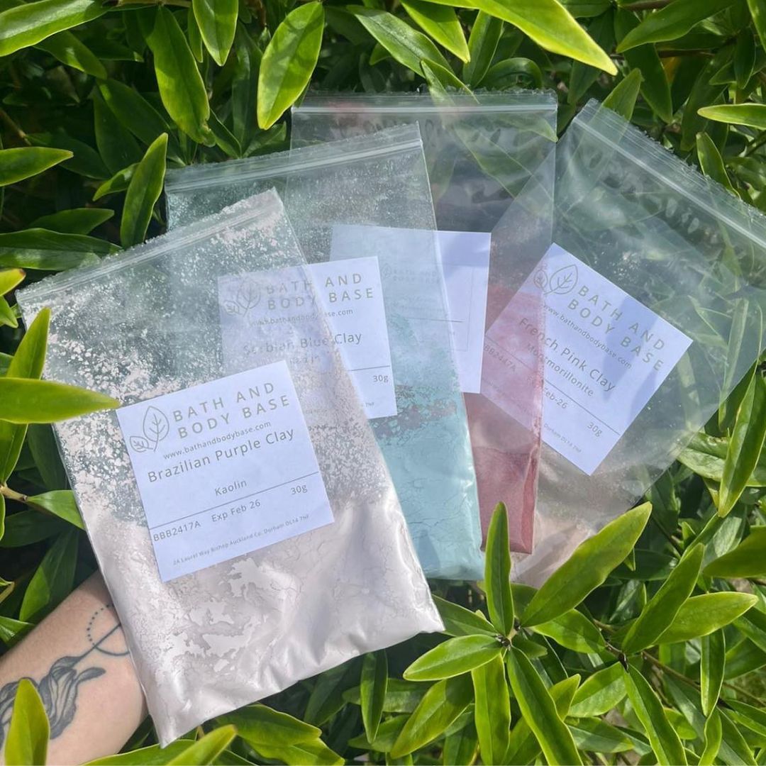 Clay and botanicals colour kit blue pink purple