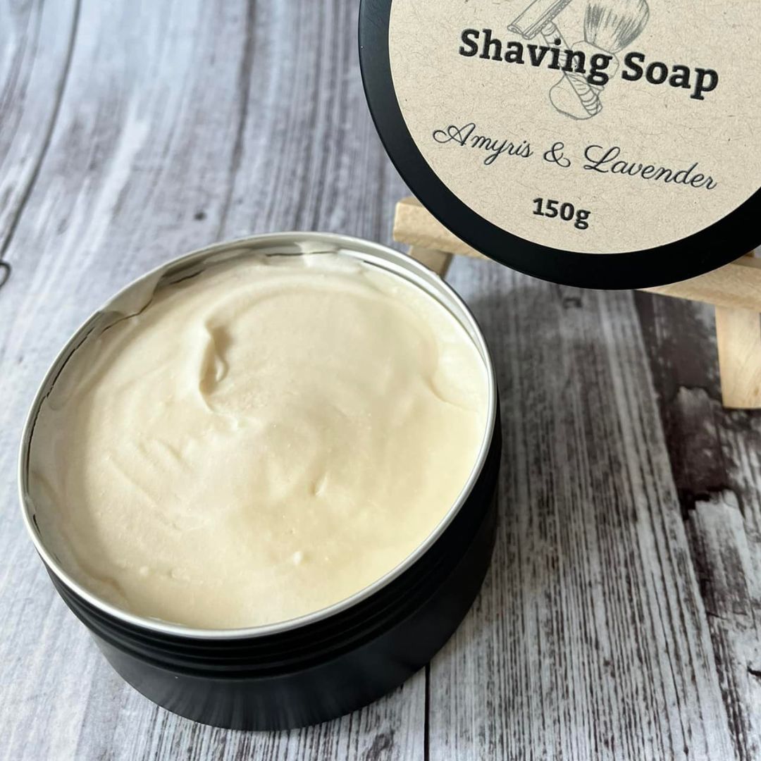 CPSR Soy Wax Shaving soap, single lye CP with choice of essential oil variants