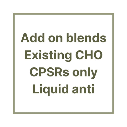 Additional blends for existing "Choose Your Own Blends" Liquid anti micro soap CPSR