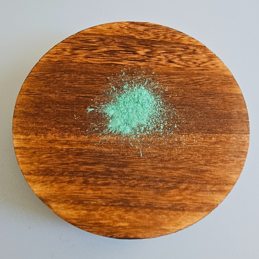 Aqua Green Mica Powder Cosmetic Grade 25g CI77891, CI77288