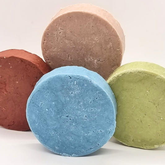 CPSR BBB Ingredients Solid Shampoo, Vegan with essential oils and flexible assorted clays